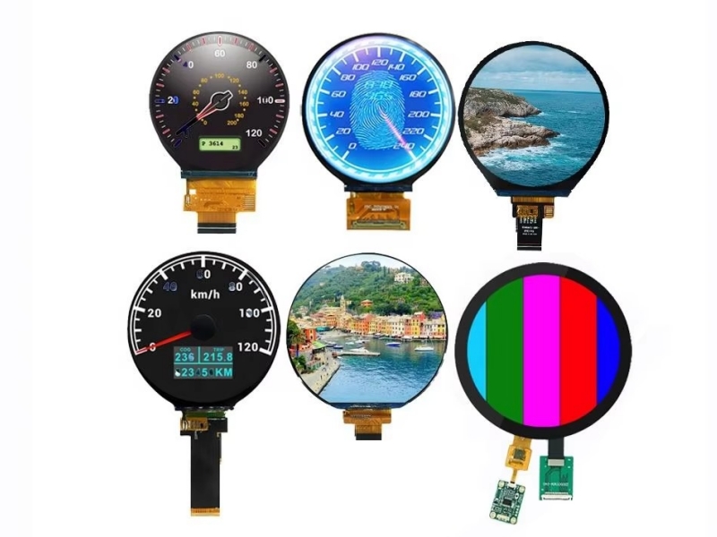 Visor LCD redondo